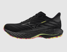 MIZUNO WAVE RIDER 28 / Black/Silver/Sunny Lime / J1GC246301_43.0/9.0