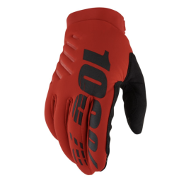 100% BRISKER GLOVES L RED 10003-00032