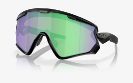 OAKLEY WIND JACKET 2.0 - MATTE BLACK / PRIZM ROAD JADE - OO9418-2845