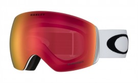 LYŽAŘSKÉ BRÝLE - OAKLEY Flight Deck Snow Goggle Matte White / Prizm Snow Torch Iridium - OO7050-35