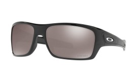 OCHRANNÉ SPORTOVNÍ SLUNEČNÍ BRÝLE S POLARIZACÍ - OAKLEY TURBINE - POLISHED BLACK / PRIZM BLACK POLARIZED - OO9263-4163